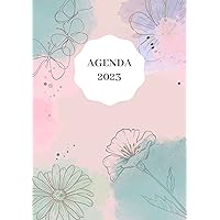 Agenda Planificadora 2023 Semanal : Agenda planificadora semanal 2023 en español con estilo rosado floral (Spanish Edition)