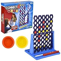 Hasbro Gaming Connect 4 Spin Game, Features Spinning Connect 4 Grid, 2 Player Board Games for Family and Kids, Strategy Board Games, Ages 8 and Up