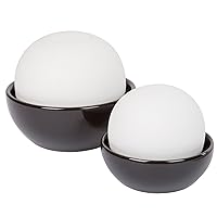Humidifiers, Set of 2 Stone Decorative Ceramic Natural Water Humidifier, Non-Electric Battery Free for Bedrooms, Great for Babies by Bluestone