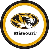 Mizzou Tigers 9-Inch Dinner Plates - 20 Count