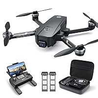 HS720E Drones with Camera for Adults 4K, 2 Batteries 46 Min Flight Time, 5GHz FPV Transmission, 130° FOV EIS Camera, Brushless Motor, Auto Return, Follow Me, GPS Drone for Beginner