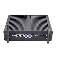 Windows 10 Pro NUC Fanless Mini PC Desktop PC HTPC Intel Core i5 8265U Mini Computer 32GB RAM DDR4, 512GB NVME SSD, Gigabit RJ45, HDMI, EDP, TPC Three Output, UHD Graphics, Dual Band WiFi, BT4.2