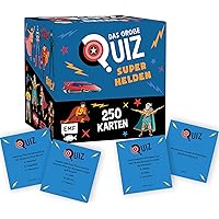 Card Box: The Big Quiz - Superheroes: what's Groot's favourite phrase? 250 cards with exciting knowledge questions and facts for Marvel, DC, Star Wars and Manga fans aged 8 and up