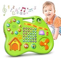 9-in-1 Bilingual Learning Toys for Toddlers 1-3, Montessori Educational Toy for 1-2 Year Old Girl Boy, Musical Baby Toy 6-12-18 Month Age, First Christmas 1st Birthday Gifts for 1+ Year Old