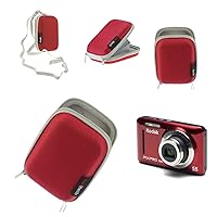 Red Hard Protective Camera Digital Camera Case Compatible with The The Kodak Pixpro Orbit 360 4K