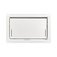 Insulated Foundation Flood Vent - Wood Wall Model, FEMA Compliant and ICC-ES Certified Model 1540-570 (White)