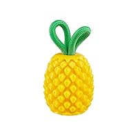 Outward Hound Dental Pineapple Dental Chew Toy and Interactive Treat Stuffer Durable Dog Toy Stuffable Dog Toy, Yellow