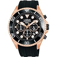 Lorus Sport Man Mens Analog Quartz Watch with Silicone Bracelet RT322GX9
