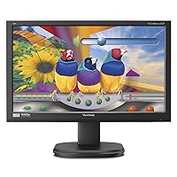 ViewSonic VG2436WM-LED 24-Inch (23.6-Inch Vis) Ergonomic LED Backlit Monitor with 1920x1080 Resolution - Black