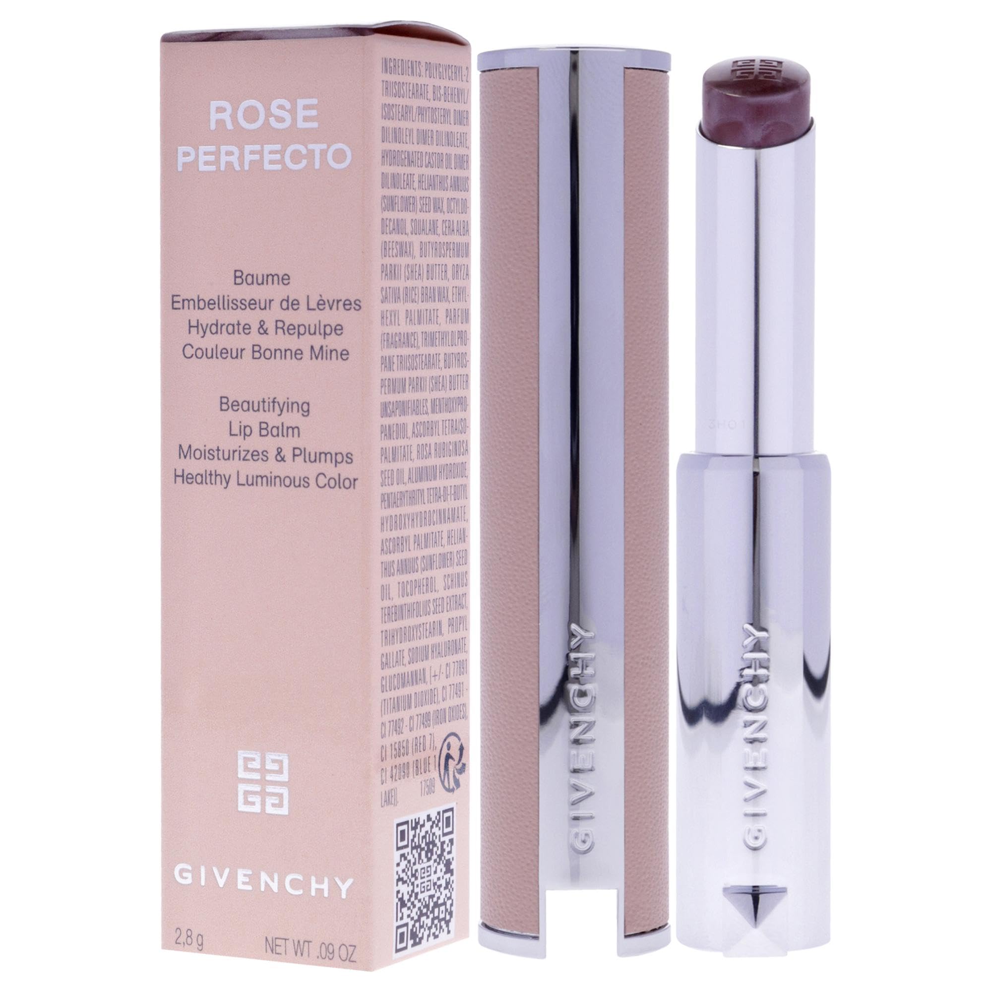 Rose Perfecto Plumping Lip Balm - N117 Chilling Brown by Givenchy for Women - 0.09 oz Lip Balm