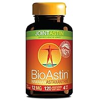 Hawaii JointAstin - 12 mg, 120 Softgels - Joint Support Supplement with Glucosamine & BioAstin Hawaiian Astaxanthin - Farm-Direct Antioxidant Supplement Joint, Eye, Skin & Immune System Health*