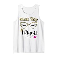 Girls Trip Miami 2023 Vacation Womens Weekend Birthday Squad Tank Top