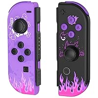 Moonag Controller for Nintendo Switch, Replacement Wireless Controllers with Dual Vibration, Wake-up, Motion Control