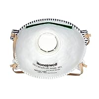 Honeywell NIOSH-Approved N95 Respirator Mask with Exhalation Valve for Airborne Particulates (RWS-54006)