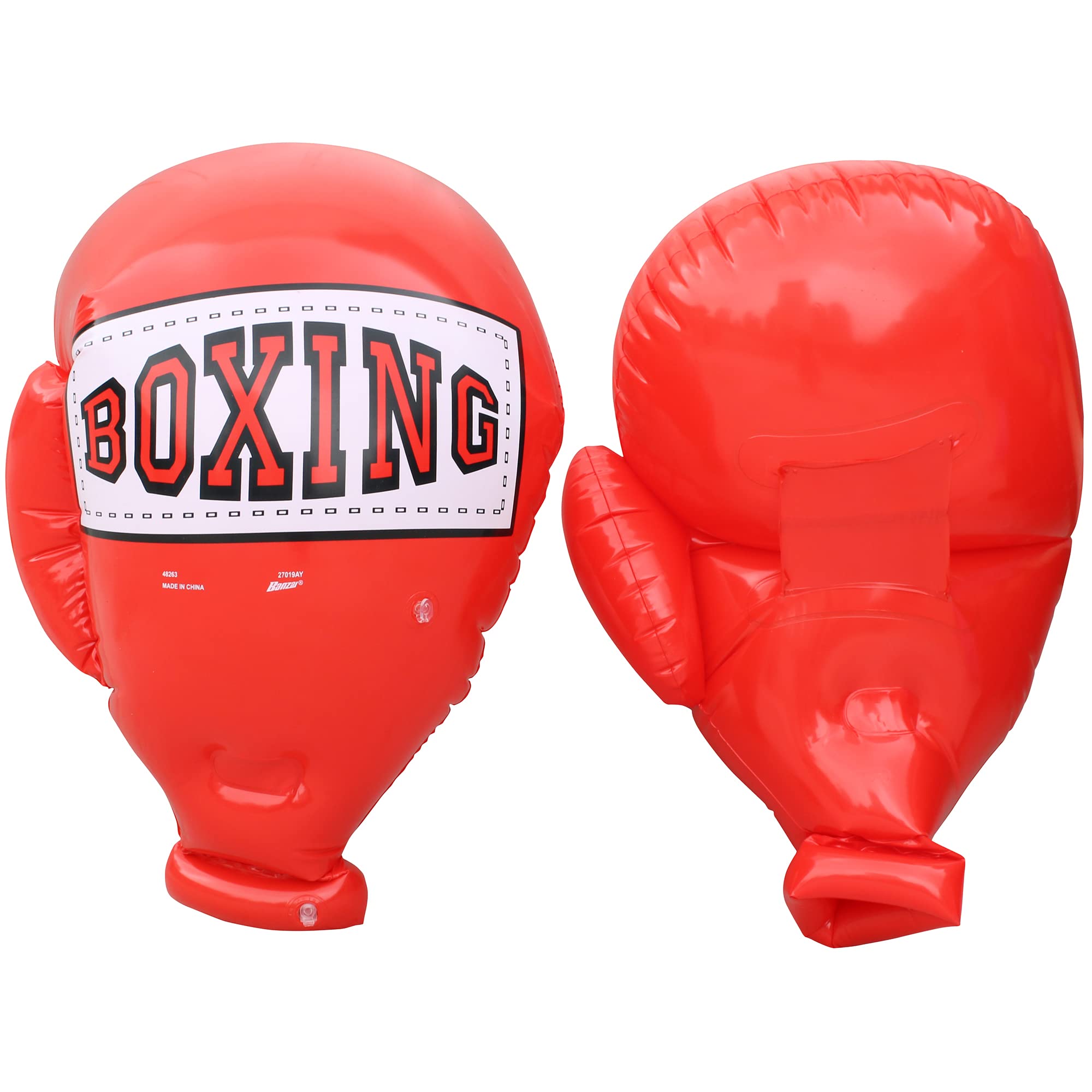 Banzai Kids Inflatable Mega Boxing Gloves 1 Set (Red or Blue)