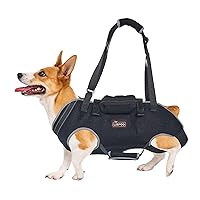 Dog Lift Harness, Pet Support & Rehabilitation Sling Lift Adjustable Padded Breathable Straps Dog Lift Harness for Senior Dogs, Disabled, Joint Injuries, Arthritis, Loss of Stability Dogs Walk