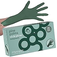 Green Gloves Disposable Latex Free – Heavy Duty Nitrile Gloves Medium, Disposable Gloves Medium Nitrile Gloves, Tattoo Gloves, Guantes Desechables, Disposable Cooking Gloves, Biodegradable 100