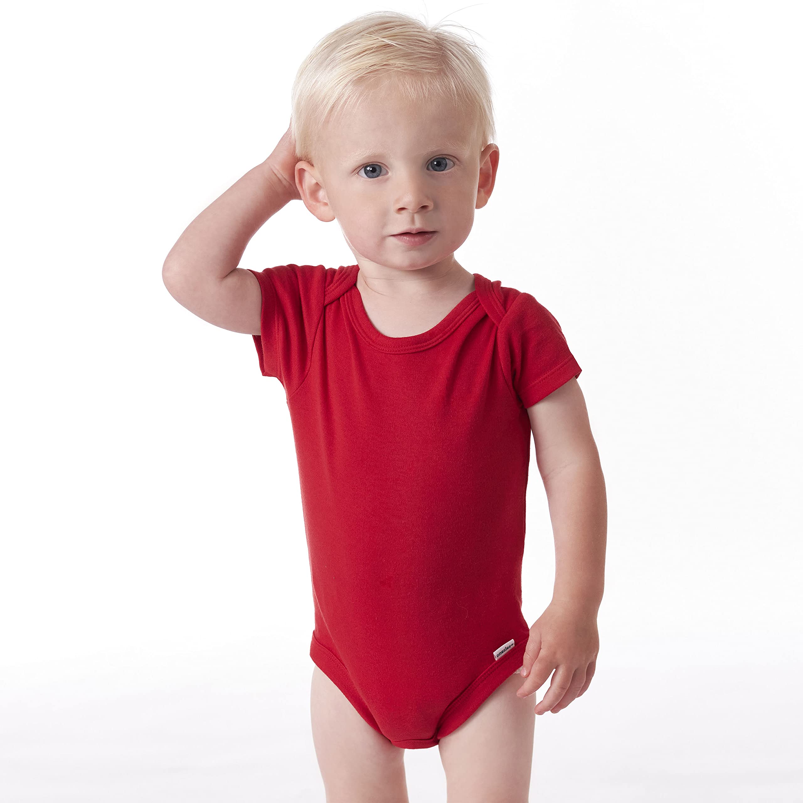 Gerber unisex-baby 5-pack Solid Onesies Bodysuits