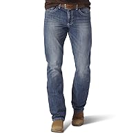 Wrangler mens 20x No. 42 Vintage Boot Cut jeans, Light Blue, 36W x 32L US