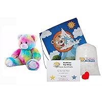 Make Your Own Stuffed Animal 16 Inch Rainbow Bear Kit - No Sewing Required!
