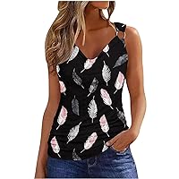 Lightning Deals of Today Summer Tank Tops for Women 2024 Sexy Sleeveless Hollow Out Shirts Dressy Casual Solid V Neck Halter Blouses Lightweight Vacation Workout Breathable Tunic Tops Y2K Clothes