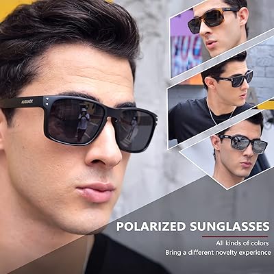 Mua KUGUAOK Polarized Square Sunglasses For Men and Women Matte