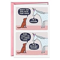 Hallmark Shoebox Funny Birthday Card (Delicious Unicorn)