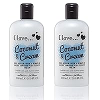 I Love Classic Coconut Shower Gel (2-pack)