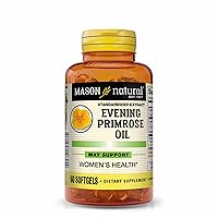 Mason Vitamins Evening Primrose Oil Woman's Health Softgels, 60 Count (1284-60)