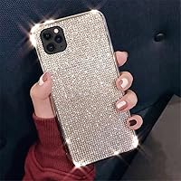 Luxury Glitter Phone Case for iPhone 12 11 13 Pro Max Mini XS XR X 6 6S 7 8 Plus SE2 Shiny Soft Silicone Cove,Silver,for iPhone 11 Pro