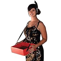 Beistle Club Pack Roaring 20's Costume Accessory Cigarette Girl Selling Tray, Box of 12 Trays