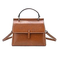 [Store] Women's Tote Leather Shoulder Handbag, Simple, Lightweight, Women's Handbag, Hobo Bag