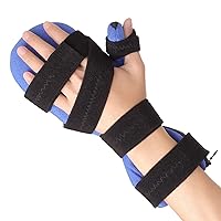 Resting Hand Splint Soft Functional Stroke and Surgery Recovery, Wrist and Finger Night Immobilizer for Flexion Contractures, Muscle Atrophy, Arthritis, Tendonitis, Carpal Tunnel Pain Relief,