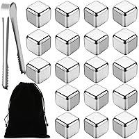 60 Pack Reusable Ice Cube for Drinks, Refreezable Plastic Ice Cubes Without  Diluting, Permanent Ice Cubes Frozen BPA Free, Cocktails Like Whiskey