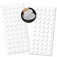 HTVRONT Self Adhesive Dots - 1400Pcs(700 Pairs) 0.79 Circle Sticky Dots  with Strong Adhesive, 20mm Round Hook & Loop Dots Nylon Sticky Back Coins