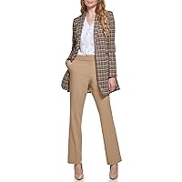 Tommy Hilfiger Women's Blazer – Business Jacket with Flattering Fit and Single-Button Closure, Classic Black Multi