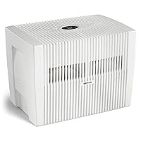Venta LW45 Comfort Plus Humidifier in White - Filter-Free Evaporative Humidifier for Spaces up to 645 ft²