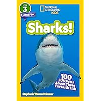 National Geographic Readers: Sharks!: 100 Fun Facts About These Fin-Tastic Fish National Geographic Readers: Sharks!: 100 Fun Facts About These Fin-Tastic Fish Paperback Kindle Library Binding