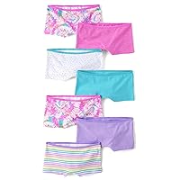 The Children's Place Girls' Cotton Boyshort Underwear Variety Pack