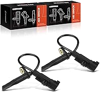 A-Premium ABS Wheel Speed Sensor Compatible with Cadillac & Saab Models - SRX 2010-2016, 9-4X 94X 2011 - Front Driver and Passenger Side, 2-PC Set, Replace# 15921849
