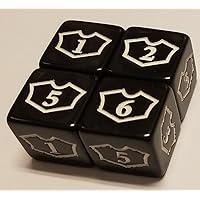 4X Planeswalker 1-6 Loyalty Dice for Magic: The Gathering / CCG MTG