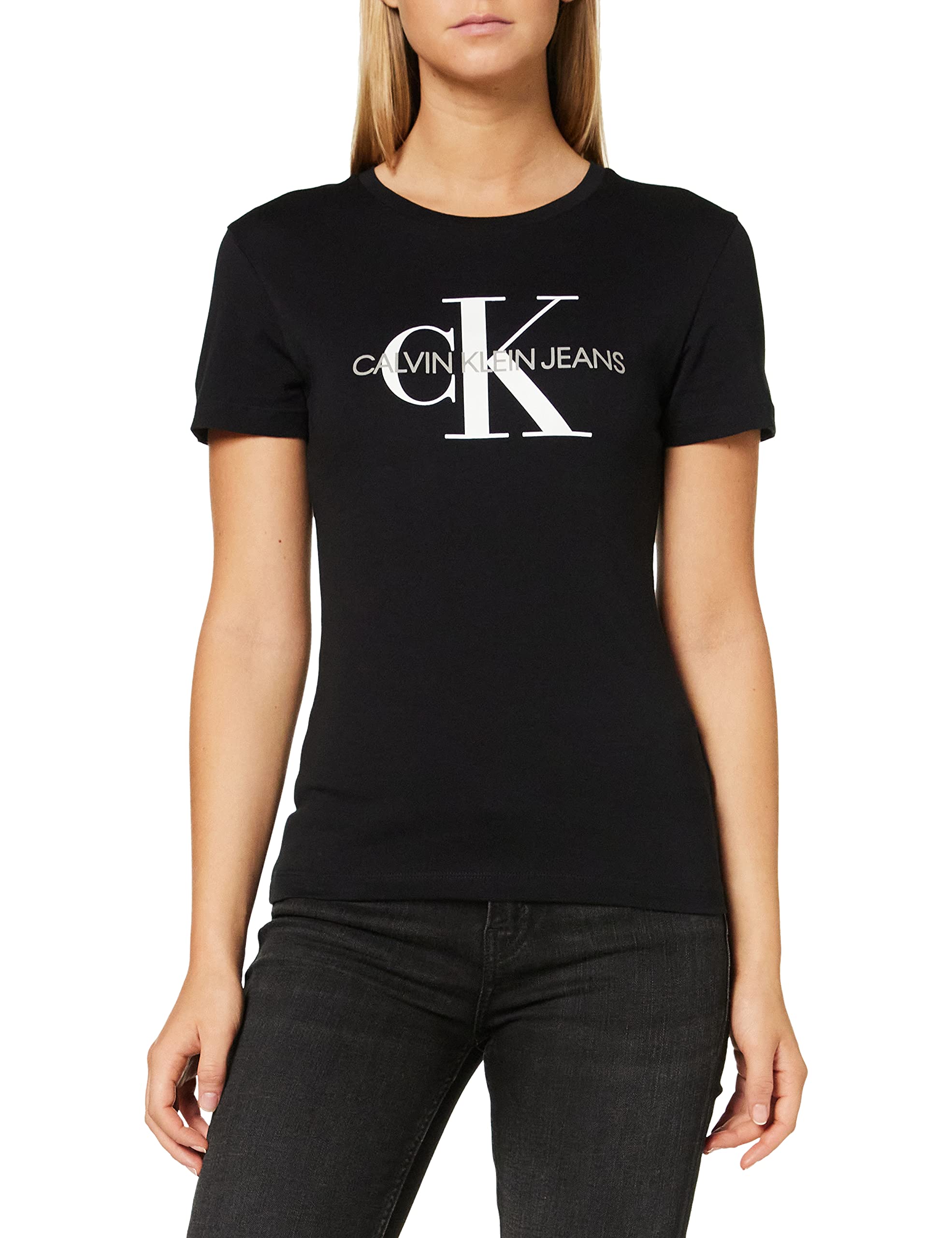 Mua Calvin Klein - Core Monogram Logo Tee - Calvin Klein Jeans Women Tee -  Womens Clothing - T Shirt Women - Womens TShirts UK - Bright White - Size  XL trên Amazon Anh chính hãng 2023 | Giaonhan247