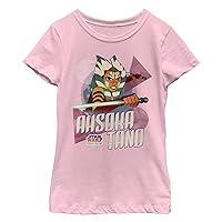 STAR WARS Forces of Destiny Ahsoka Poise Girls Short Sleeve Tee Shirt