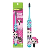 FIREFLY L.O.L. Surprise! Sonic Toothbrush with 3D Toothbrush Cover, Soft, Ages 3+