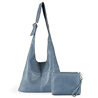 Montana West Hobo Bags Purse for Women Ultra Soft Foldable Shoulder Slouchy Handbags with Coin Purse