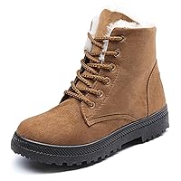Women's Suede Warm Snow Boots Winter Comfortable Plush Wool Boots Outdoor Anti-Skid And Warm Cotton Boots