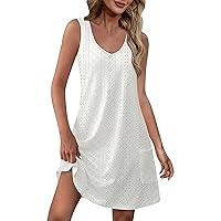 Dresses for Women 2024, Women's Casual Dress Sleeveless Sundress Tank Beach Summer, S XL