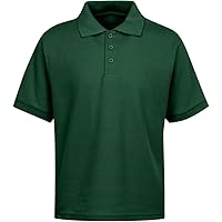 Premium Wear Boys School Uniform Short Sleeve Stain Guard Polo Shirt