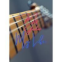 my guitar my life: Guitar tablature book for guitarists 7 tablatures and 6 chord diagrams per page. Ideal for Students, Hobbyists and Professionals | 7 * 10 Format | 100 Pages.