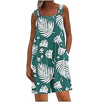 Summer Sleeveless Jumpsuit For Women Casual Tie Dye Boho Floral Shorts Romper Cotton Overalls With Pockets
